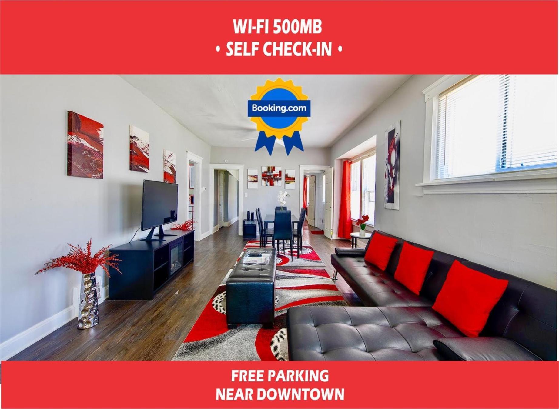 The Rubi Lounge - Spacious Brooklyn Centre Modern Escape Near Downtown With Parking, 300Mb Wifi & Self Check-In Cleveland Exteriér fotografie