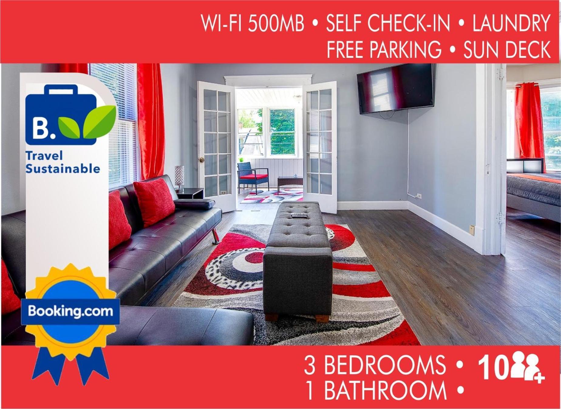 The Rubi Lounge - Spacious Brooklyn Centre Modern Escape Near Downtown With Parking, 300Mb Wifi & Self Check-In Cleveland Exteriér fotografie